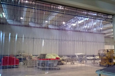 Cortina de PVC Transparente