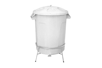 Cesto de Lixo com Tampa e Pedal 100 Litros EV-CLT100P